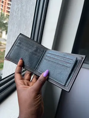 Hawas Men’s Croc Wallet - Black