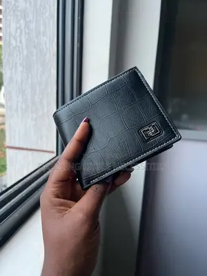 Hawas Men’s Croc Wallet - Black