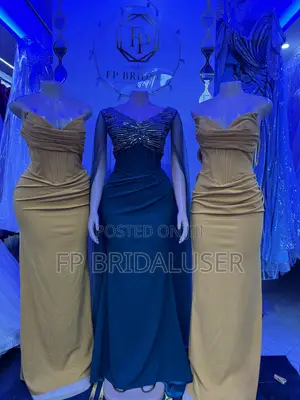 Bridesmaids Dresses for Hire X6 PCS Gold