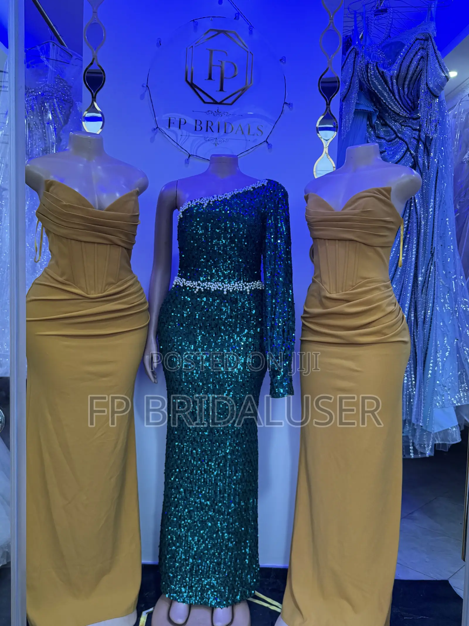 Bridesmaids Dresses for Hire X6 PCS Gold
