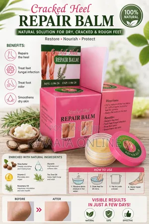 Cracked Heel Repair Balm – Foot Care Dry, Rough Heel Treatment