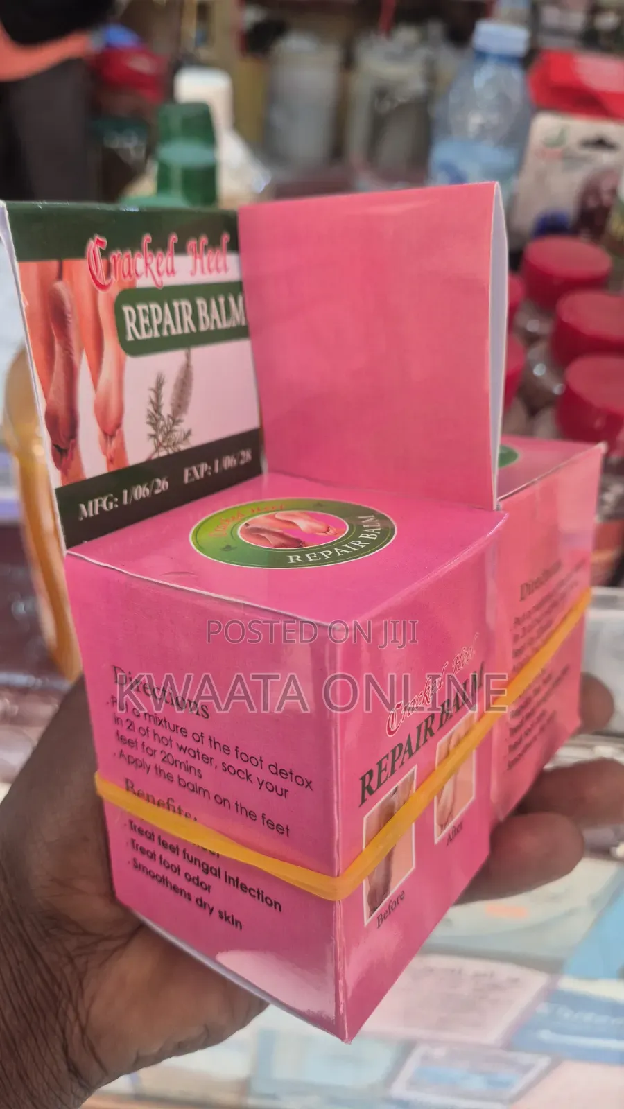 Cracked Heel Repair Balm – Foot Care Dry, Rough Heel Treatment