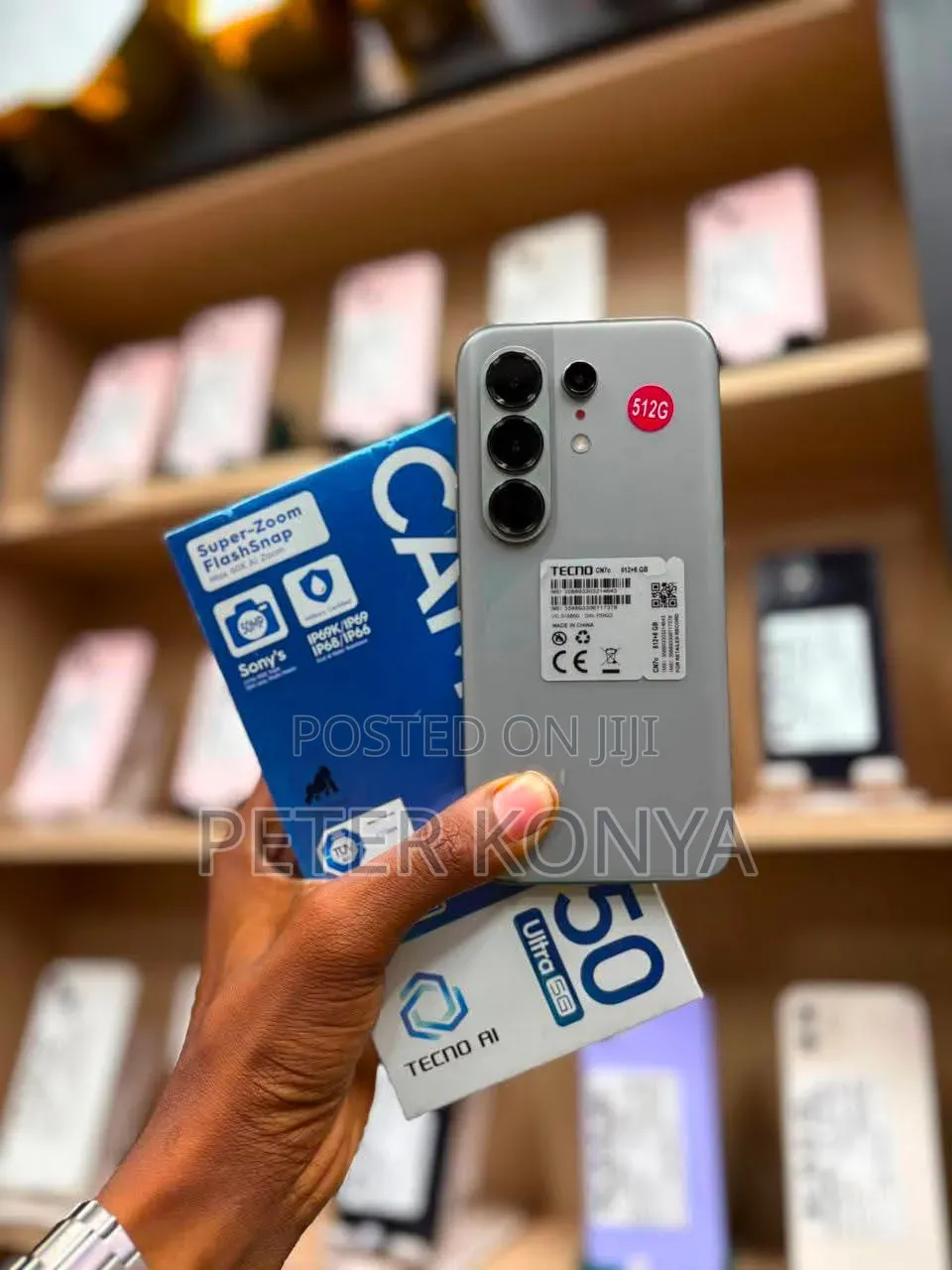 New Tecno Camon 50 Ultra 512 GB Silver