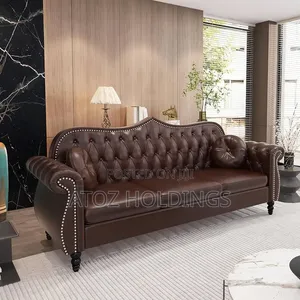 Sofas/Jayden 3 Seaters Vintage Chesterfield Leather Sofas 899,000/-