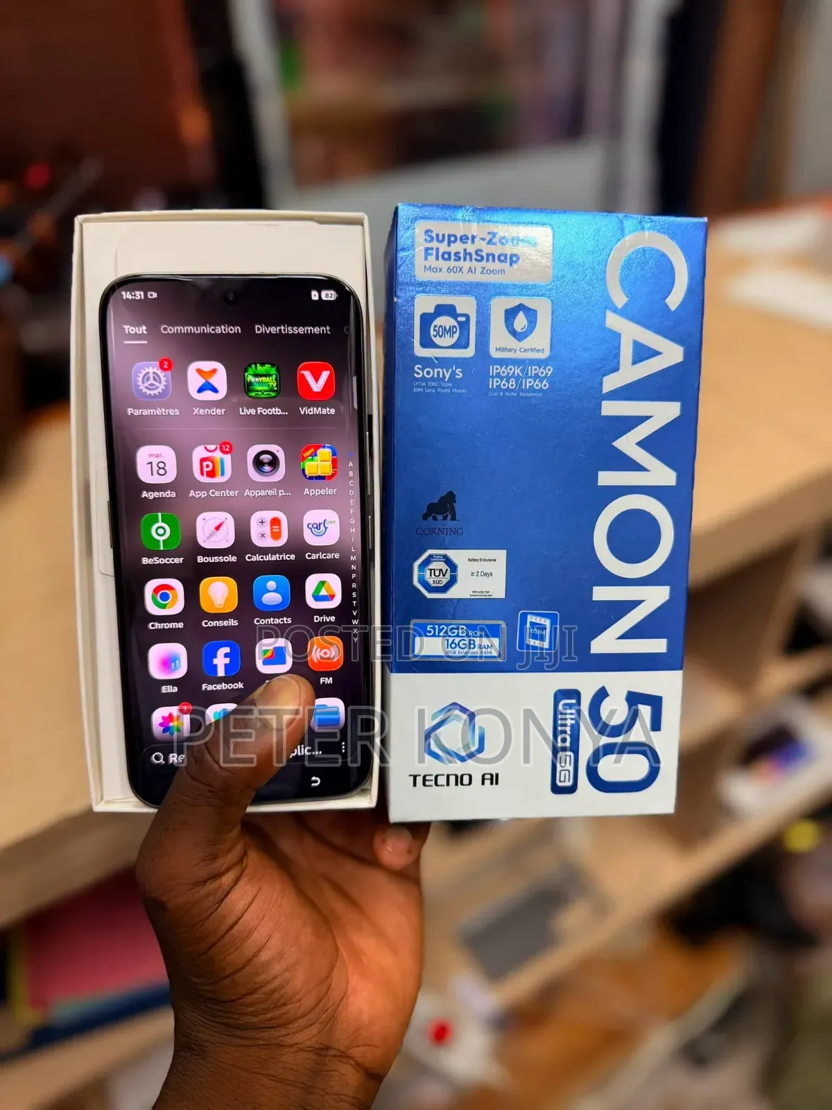 New Tecno Camon 50 Ultra 512 GB Black