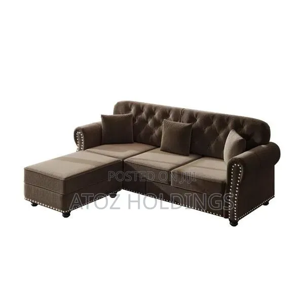 Sofas/Victoria 3 Seaters Vintage Sofas + One Pouf 699,000/- Any Colour