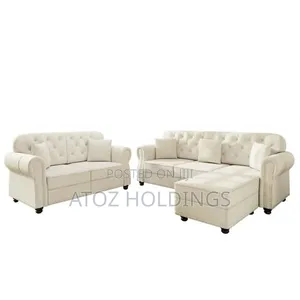 Sofas/Victoria 5 Seaters Vintage Sofas + a Pouf 1,199,000/- Order Now