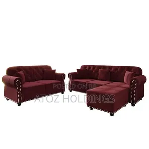 Sofas/Victoria 5 Seaters Vintage Sofas + a Pouf 1,199,000/- Order Now