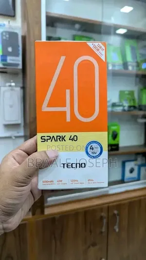 New Tecno Spark 40 128 GB Black
