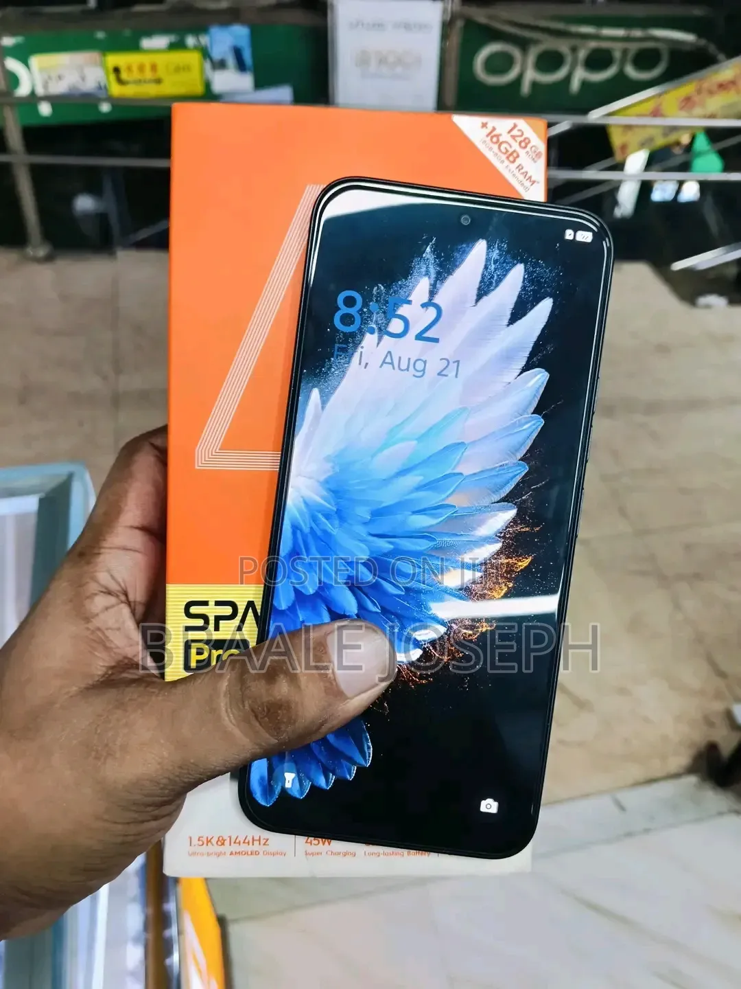 New Tecno Spark 40 Pro 128 GB Black
