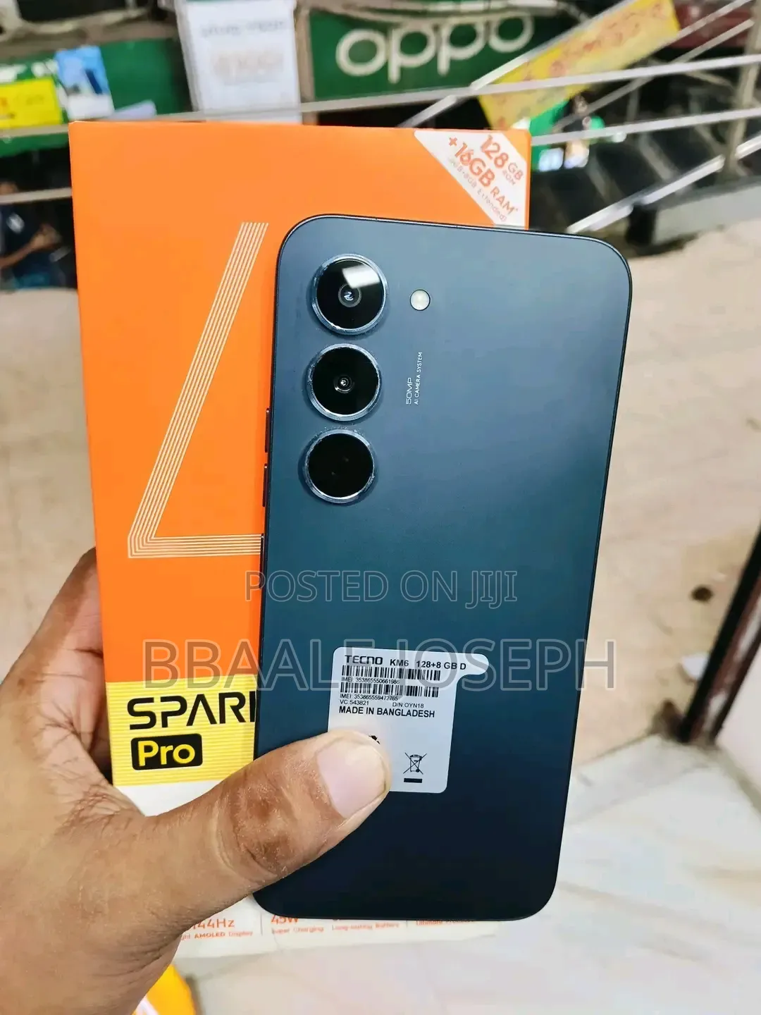 New Tecno Spark 40 Pro 128 GB Black