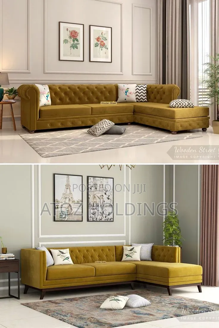 Sofas/Louis 5 Seaters L Sofas 1,399,000/- Order Now in Any Colour