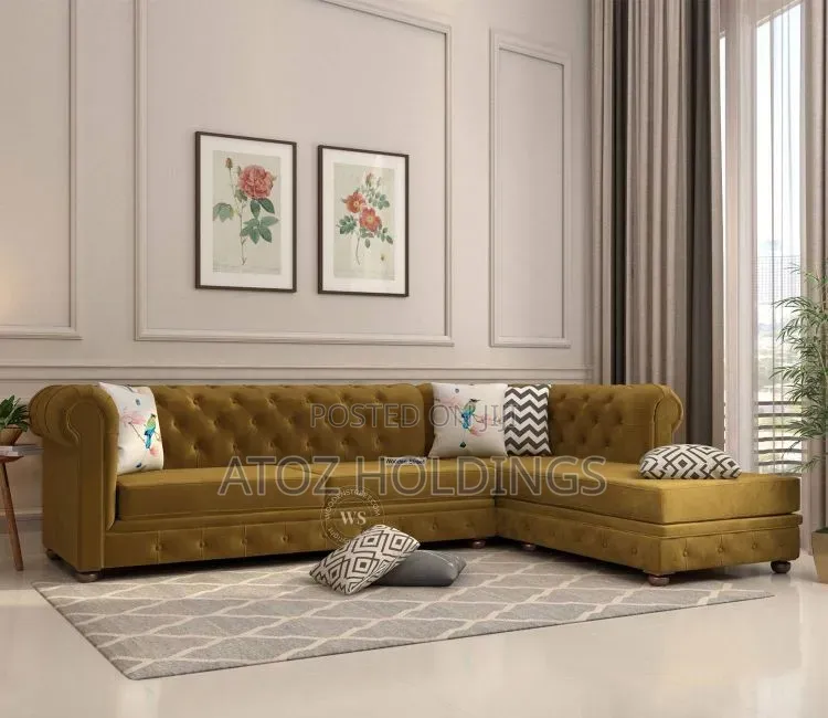Sofas/Louis 5 Seaters L Sofas 1,399,000/- Order Now in Any Colour