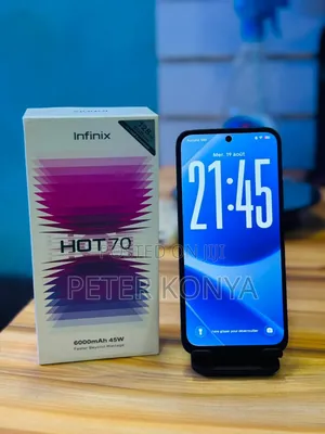 New Infinix Hot 70 128 GB Black