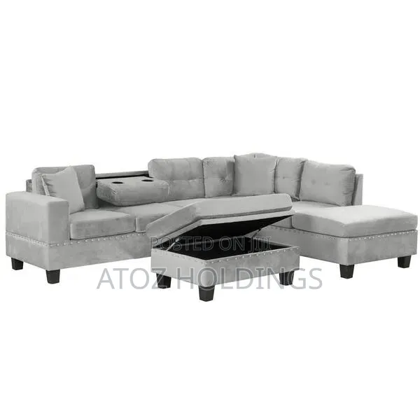 Sofas/Madona 5 Seaters L Sofas + Ottoman Pouf 1,99,000/- Any Colour