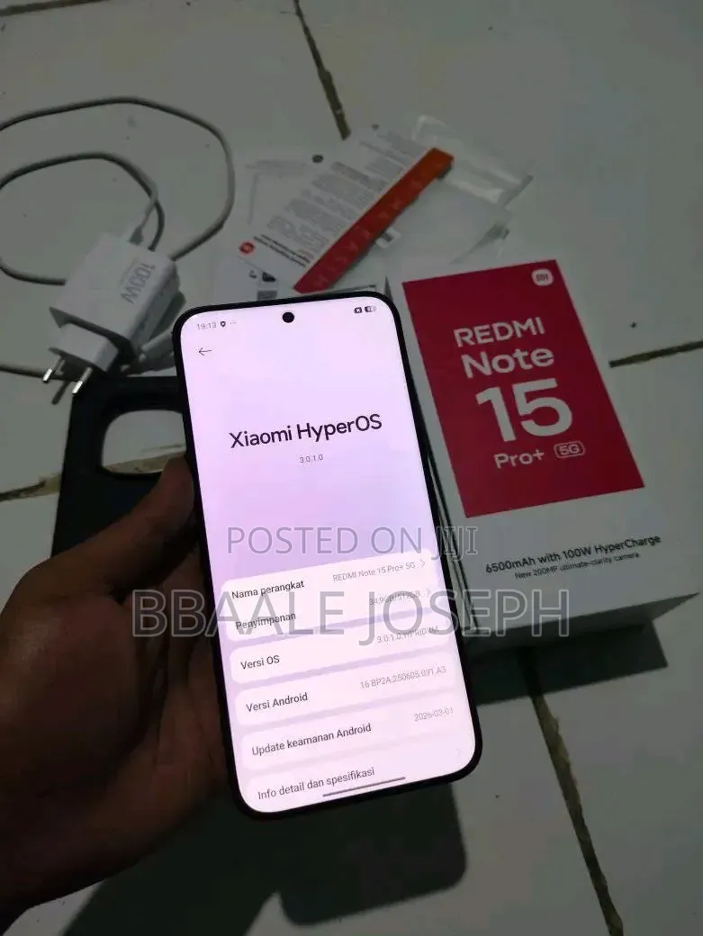 New Xiaomi Redmi Note 15 Pro+ 256 GB Black