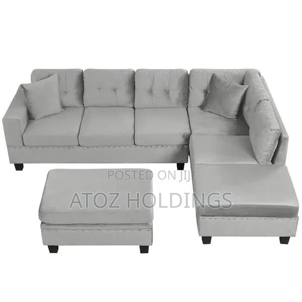 Sofas/Montana 5 Seaters L Sofas + Ottoman Pouf 999,000/- In Any Colour