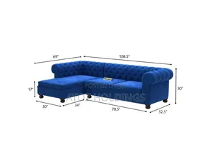 Sofas/Louisiana Chesterfield L Sofas 5 Seater Any Colour 1,399,000/-