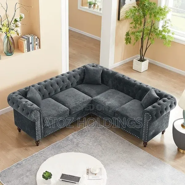 Sofas/Celine Dion Chesterfield L Sofas 5 Seater Any Colour 1,499,000/-