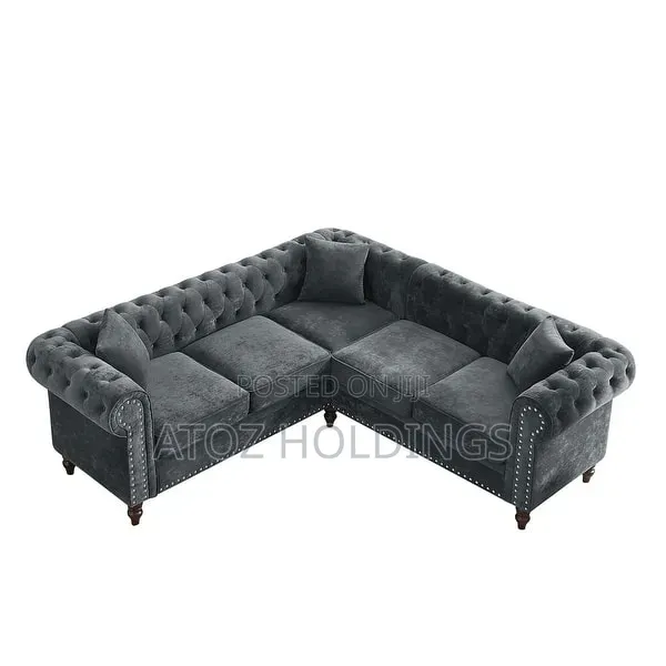 Sofas/Celine Dion Chesterfield L Sofas 5 Seater Any Colour 1,499,000/-