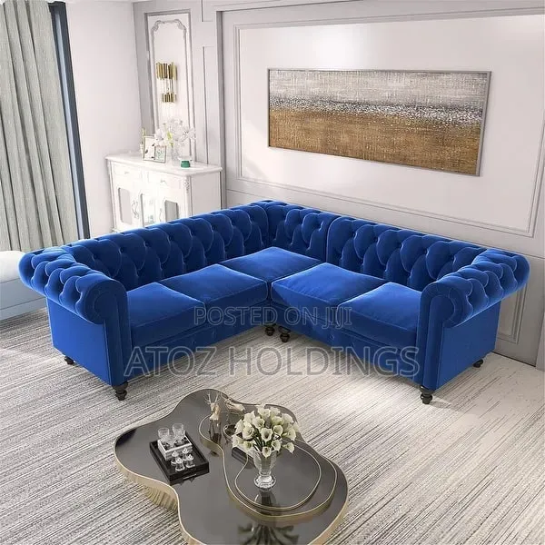 Sofas/Celine Dion Chesterfield L Sofas 5 Seater Any Colour 1,499,000/-