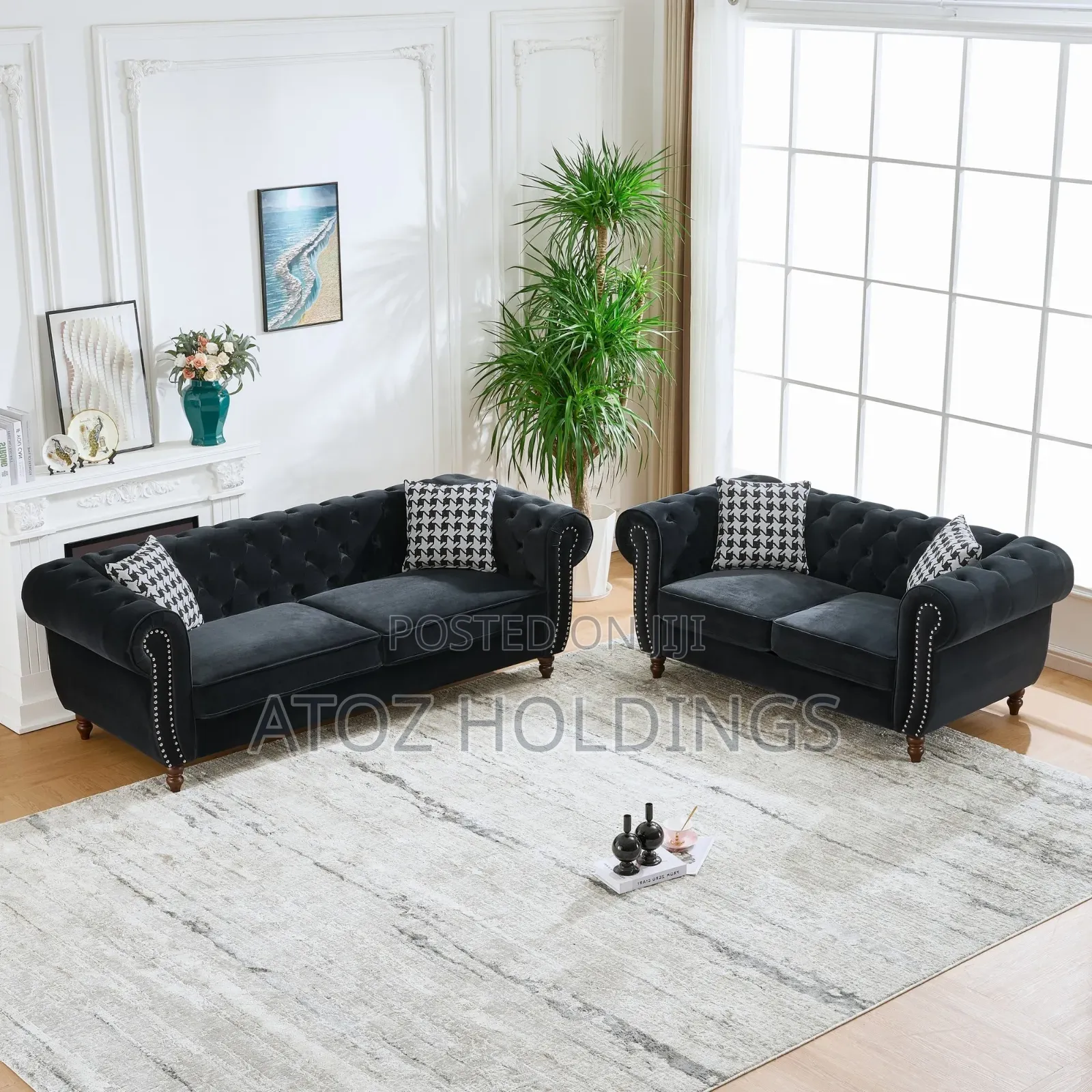 Sofas/5 Seaters Perfect Chesterfield Sofas in Any Colour 1,499,000/-