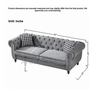 Sofas/5 Seaters Perfect Chesterfield Sofas in Any Colour 1,499,000/-