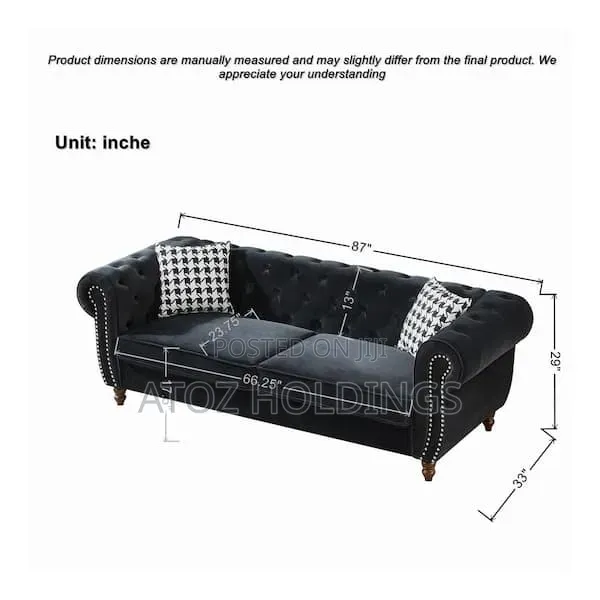 Sofas/5 Seaters Perfect Chesterfield Sofas in Any Colour 1,499,000/-