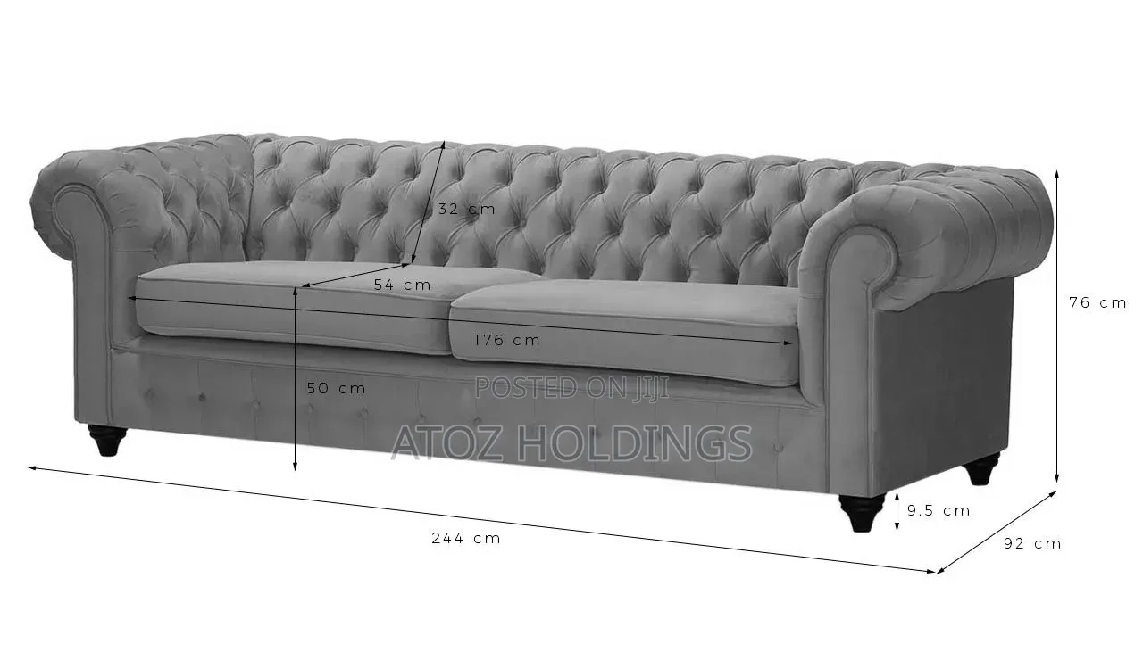 Sofas/5 Seaters Perfect Chesterfield Sofas in Any Colour 1,499,000/-