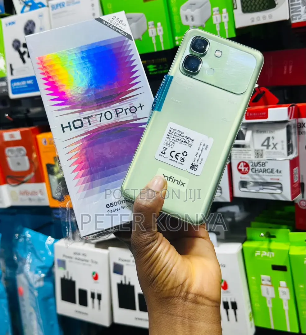 New Infinix Hot 70 Pro 5G+ 256 GB Green