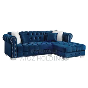 Sofas/4 Seaters Mini L Chesterfield Sofas in Any Colour From 999,000/-