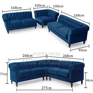 Sofas/Sectional Chesterfield Sofas 5 Seaters in Any Colour 1,499,000/-