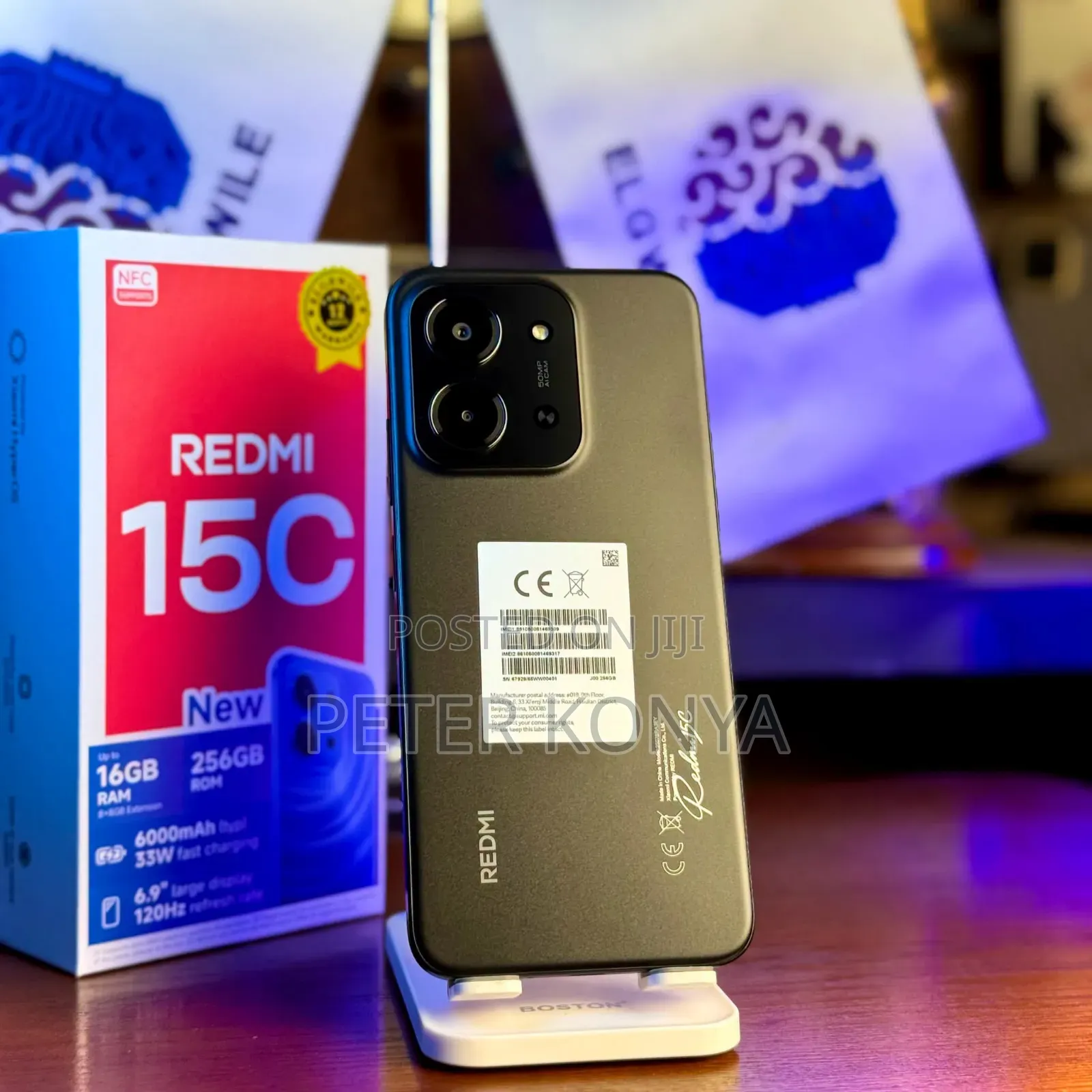 New Xiaomi Redmi 15C 4G 256 GB Black