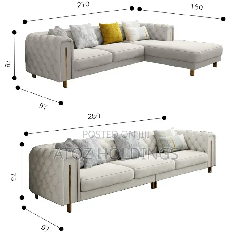 Sofas/4 Seaters Sofas in Any Colour From 899,000/- Order Now
