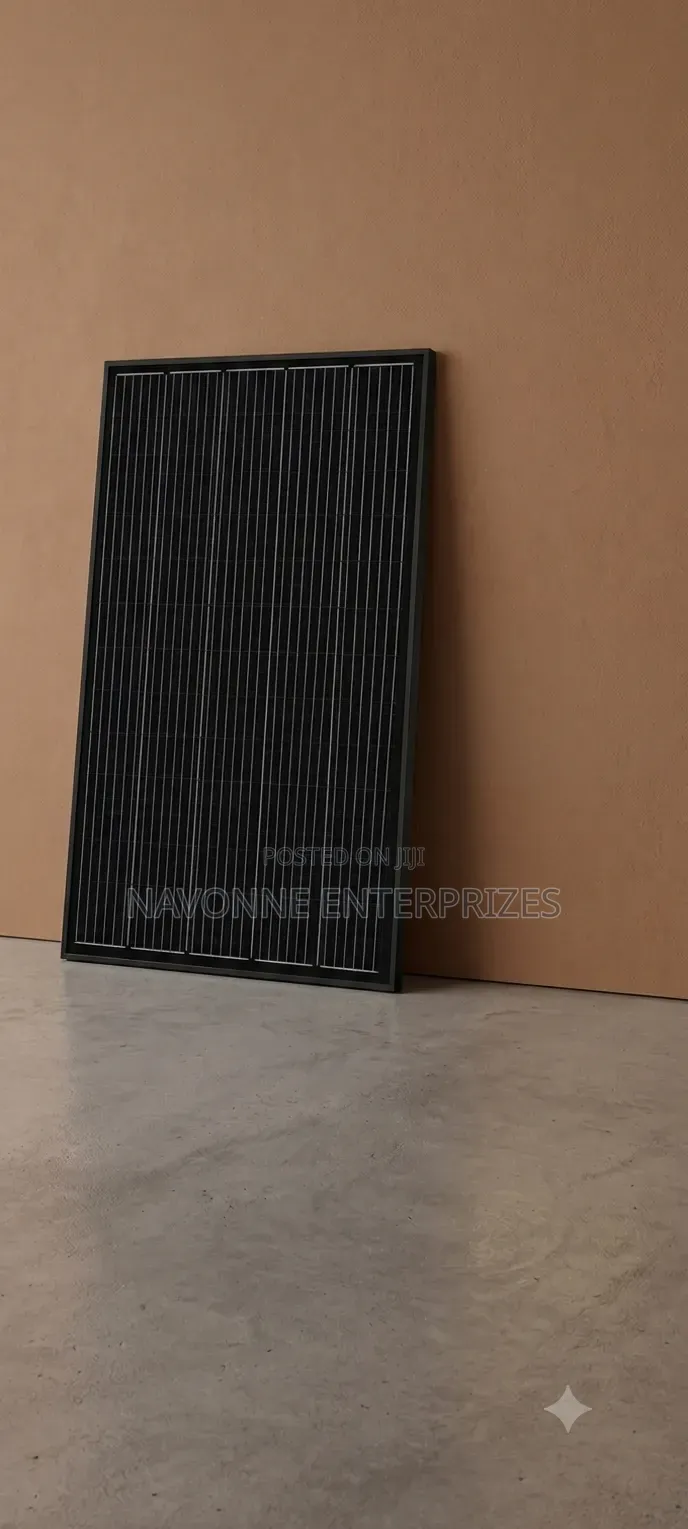 150W Black Monocrystalline Solar Panel