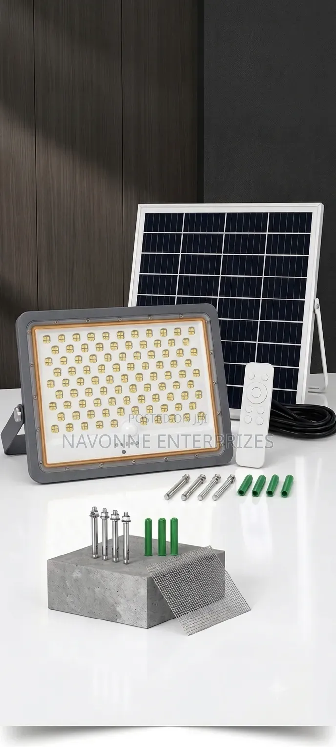 500 Watt Super Bright Outdoor Solar Security Flood Light – Commercial