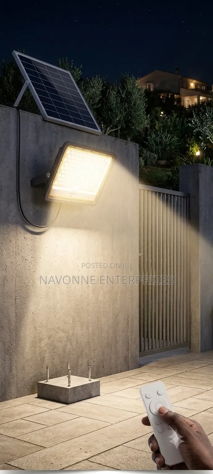 500 Watt Super Bright Outdoor Solar Security Flood Light – Commercial