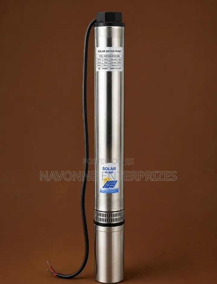 1100W Solar Water Pump – 125m Head 4,000l/H 72V