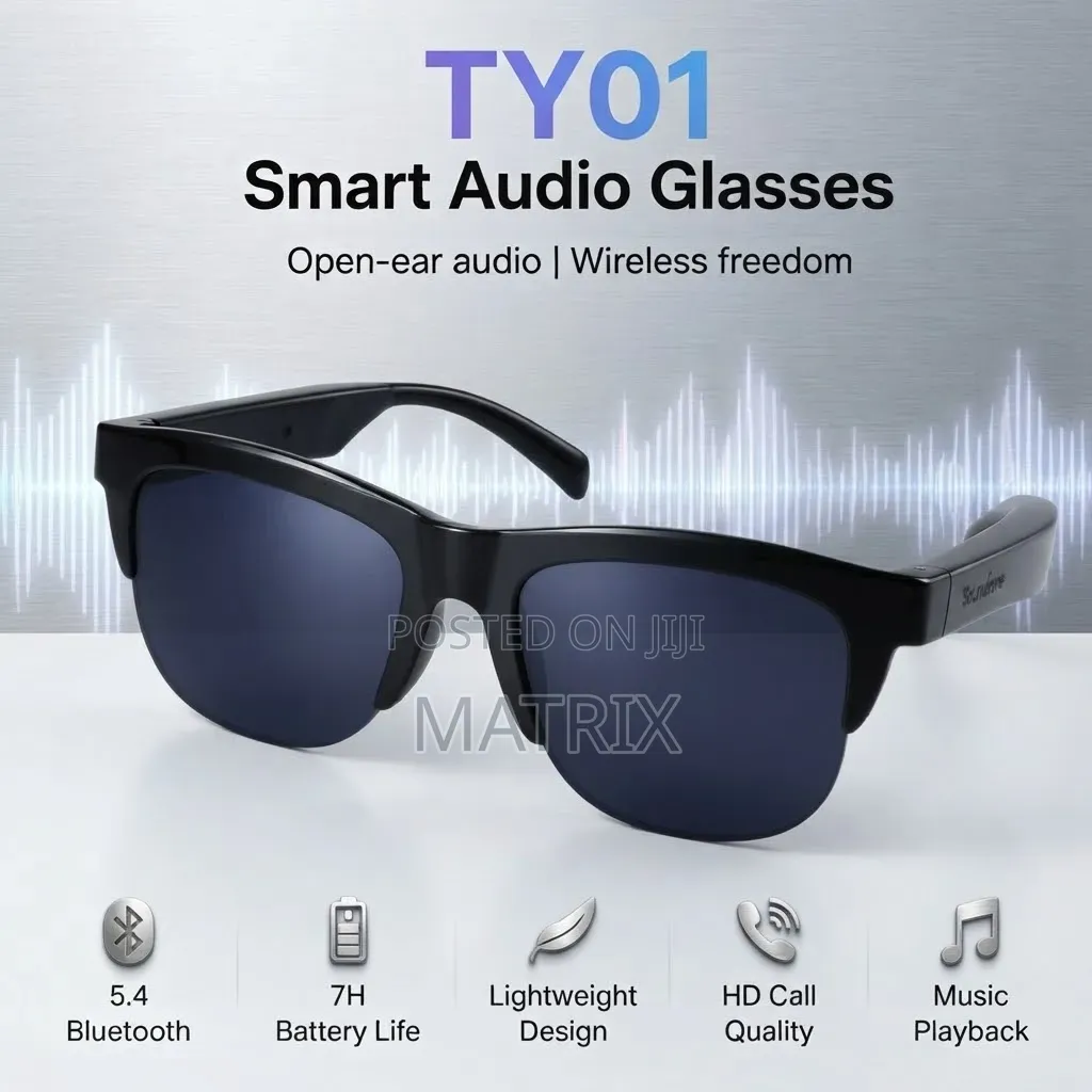 Smartbarry Bluetooth Smart Glasses TY01 Open-Ear Audio Sunglasses