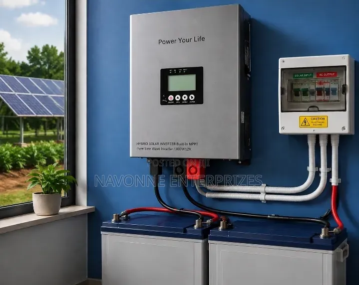 1000W 12V Hybrid Solar Inverter With 40A MPPT Charge Controller