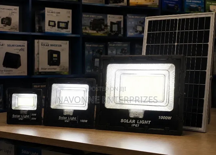 1000 Watt Super Bright Outdoor Solar Security Flood Light – Commercial