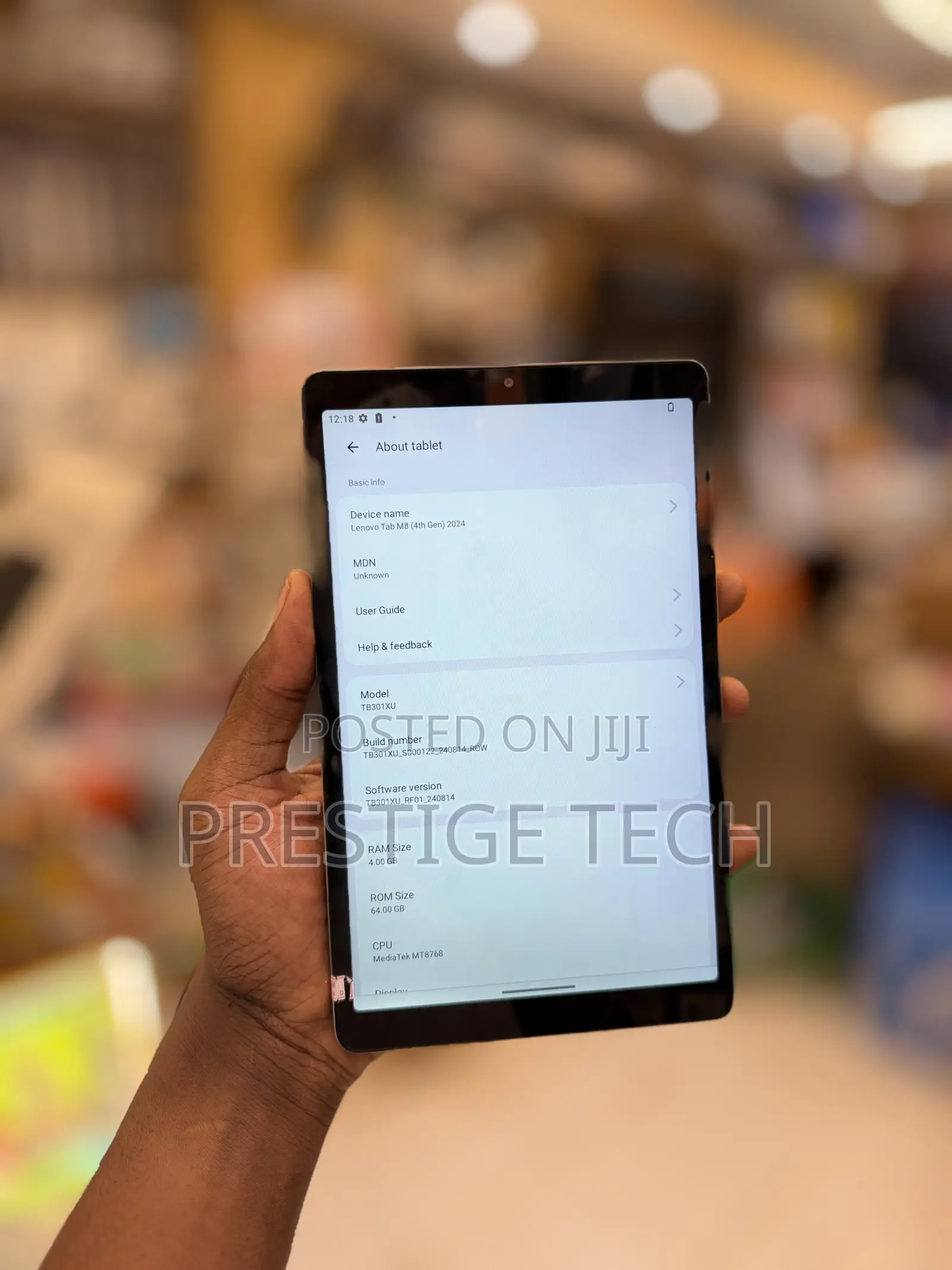 New Lenovo Tab M8 (3rd Gen) 64 GB Gray