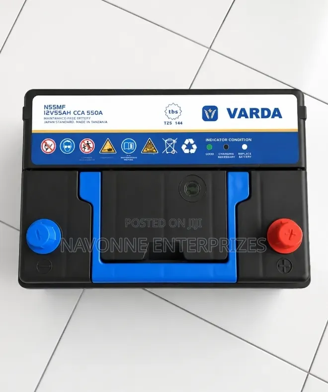 N55MF Varda12V 55Ah 550CCA Maintenance-Free Automotive Battery