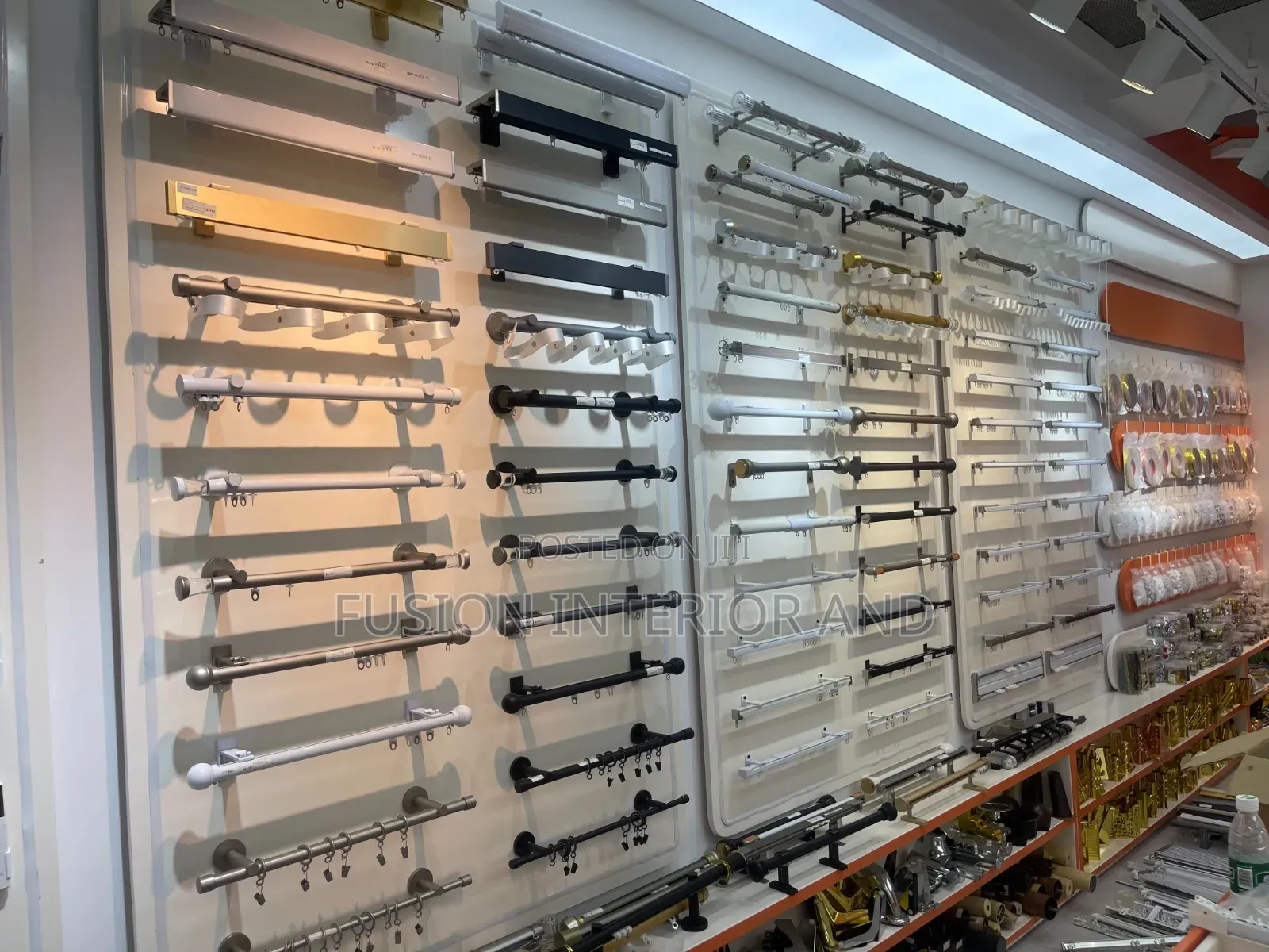 Curtains Rods, Rails in All Types