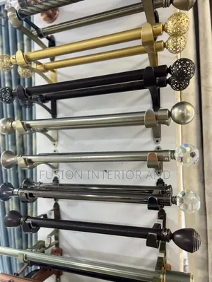 Curtains Rods, Rails in All Types