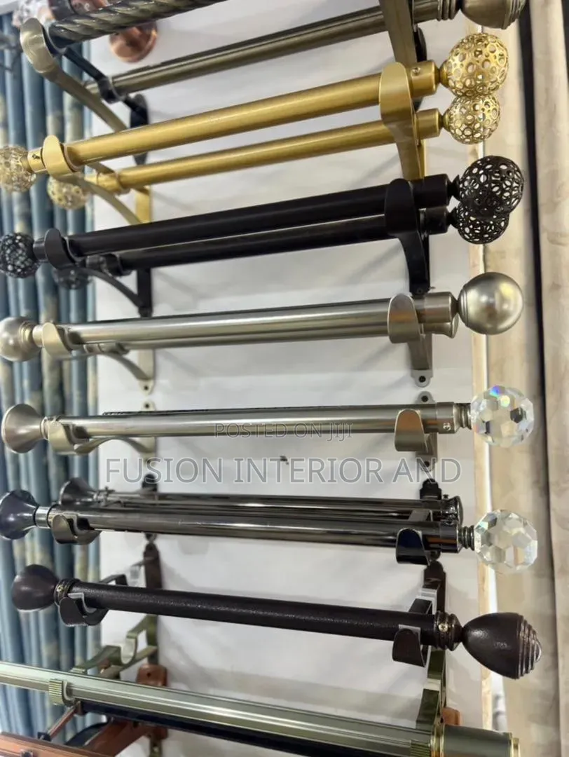 Curtains Rods, Rails in All Types