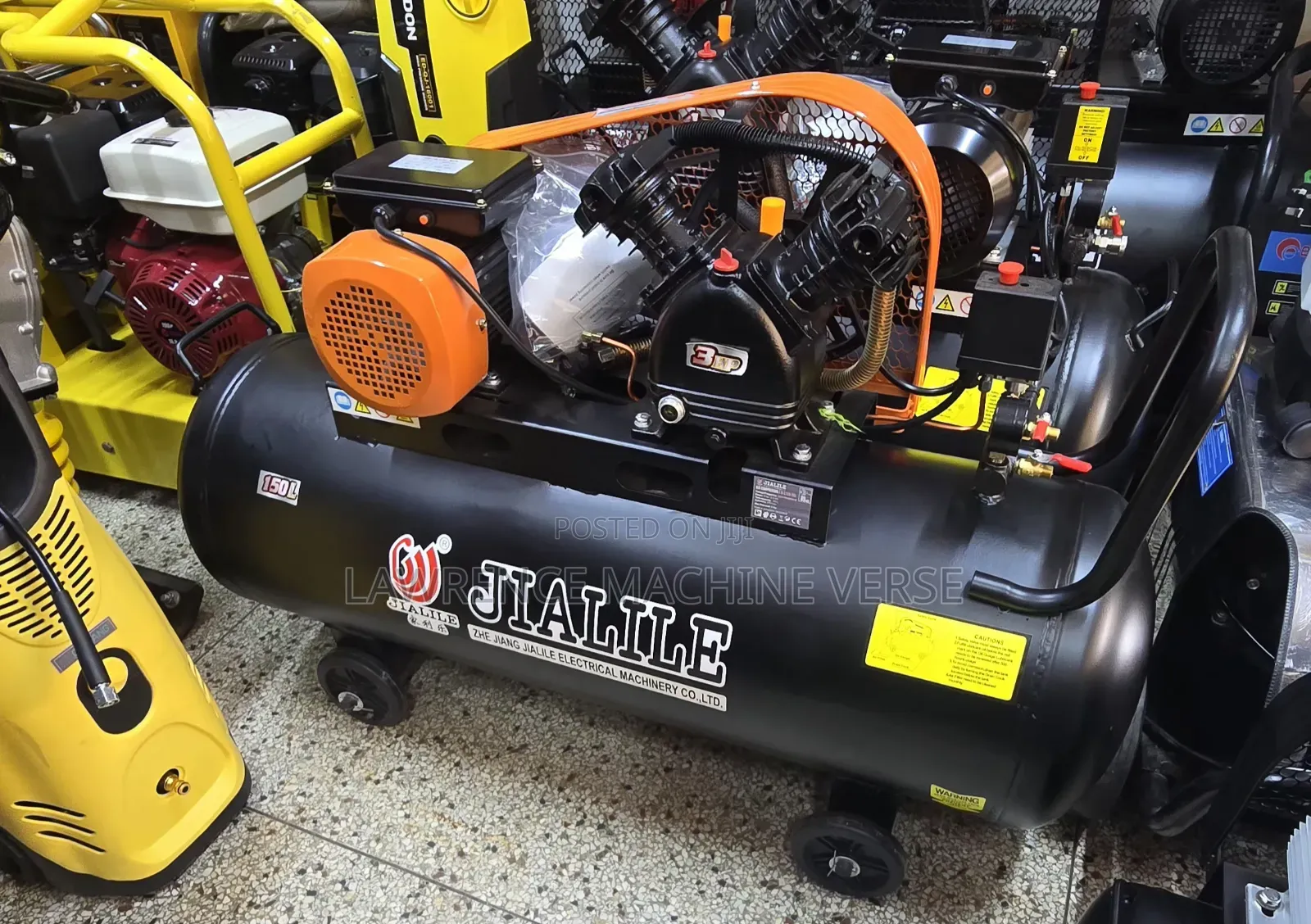 Electric Air Compressor 150L 3HP