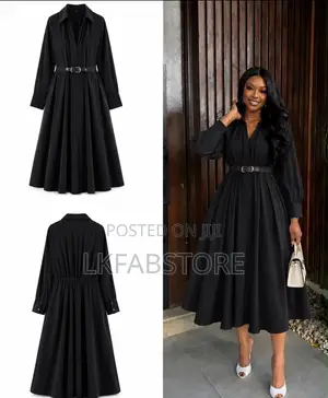 Elegant Midi Long Sleeved Dresses for Women