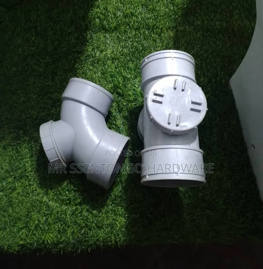 PVC Fittings 4 Inch Tee Door, Bend for Drainage Gentex Good Quality