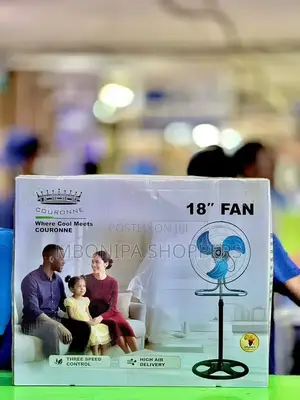 18 Inch Stand Table Household Fan – Black (BUY 1 GET 1 FREE)